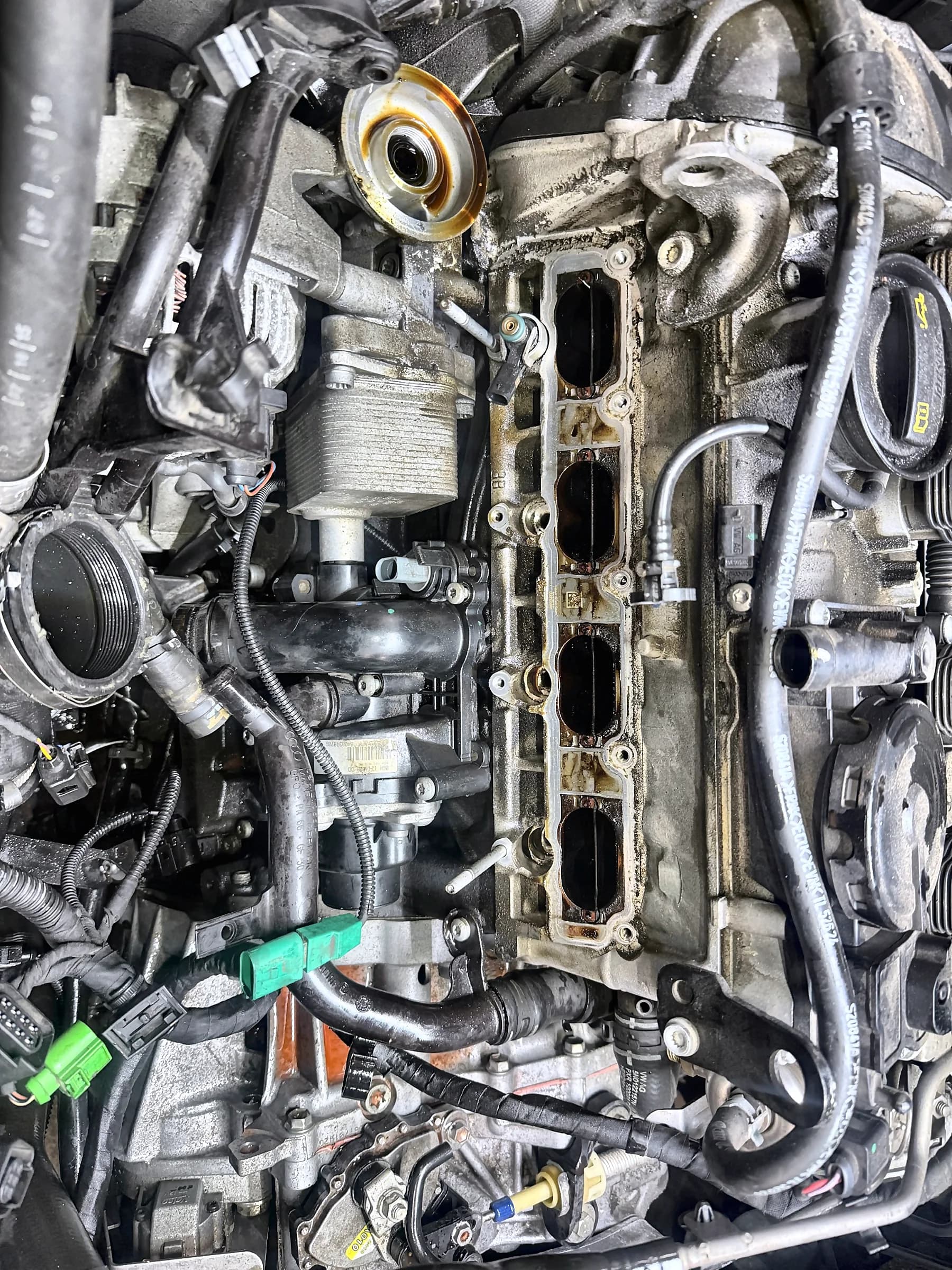 Moe's Garage - intake manifold work